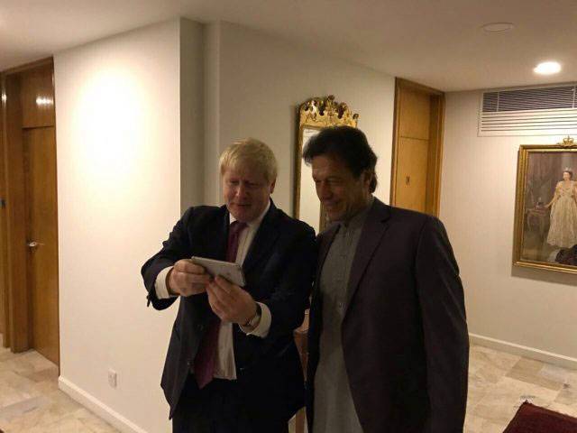 Boris Johnson selfies with Imran - The Nation