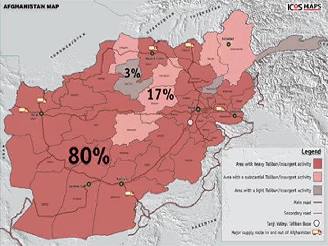 Taliban presence seen across almost all Afghanistan: ICOS