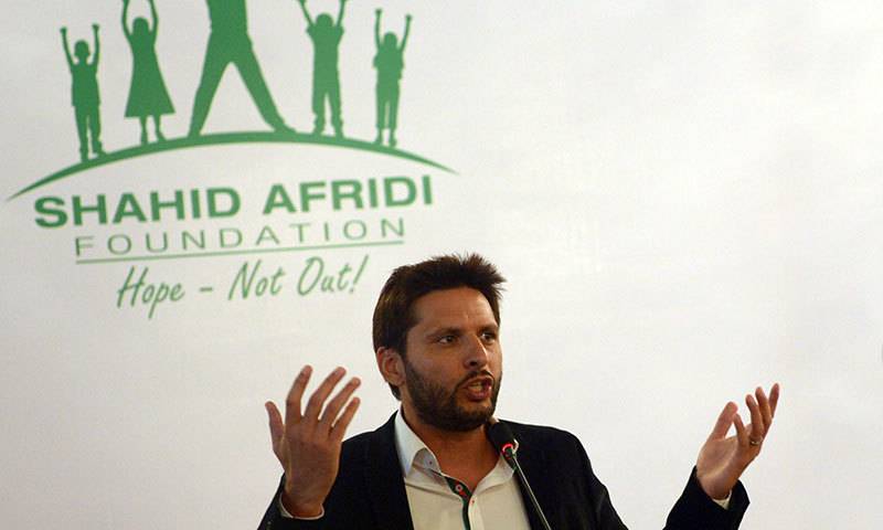 Shahid Afridi ranks alongside Ronaldo in 'most charitable athletes' list