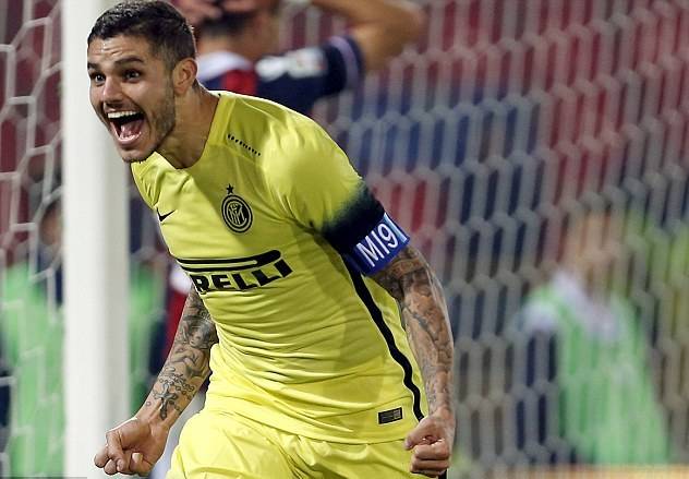 Inter on top after Icardi strike downs Bologna