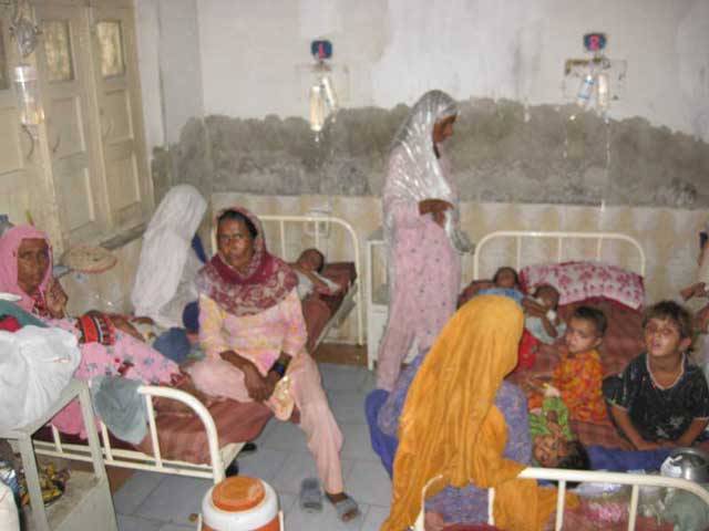 The perilous health situation in Sindh hospitals has reached catastrophic proportions 