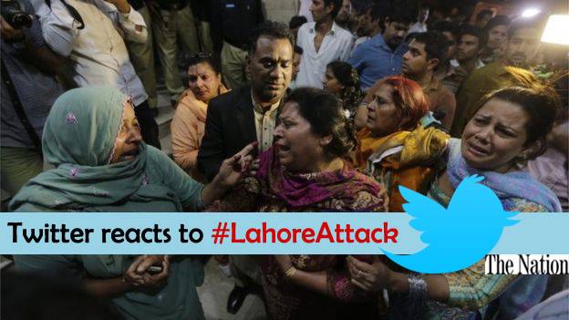 'Twitter reacts to #LahoreAttack'