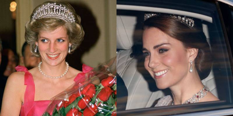 Kate Middleton wore Princess Diana's favorite tiara again