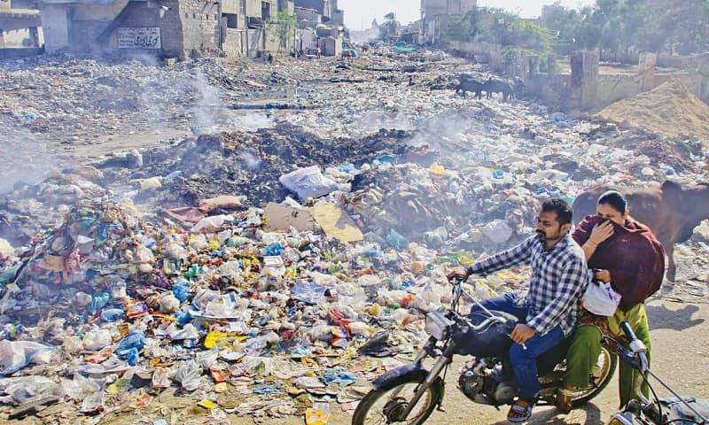 Demolish garbage heap through behavioural change