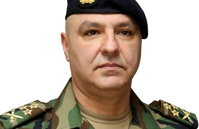 Lebanon army chief asks troops for readiness at Israel border