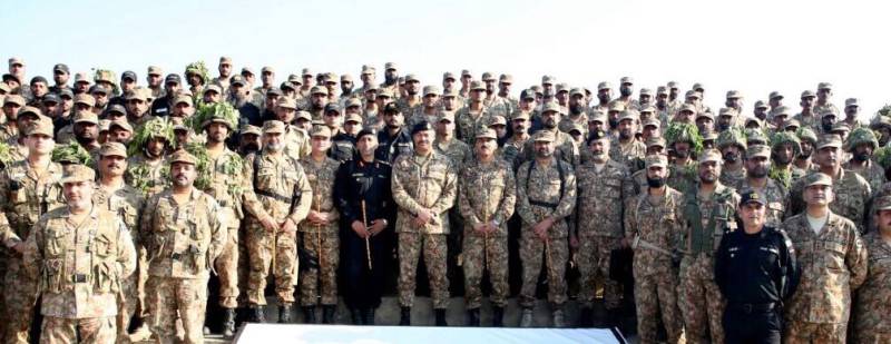 Corps Commander Lahore visits Field Firing Ranges Tilla near Jhelum