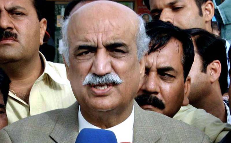 Dharna sends negative message about Pakistan to world: Khurshid Shah