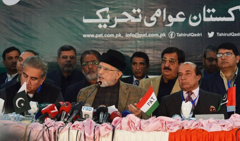 Qadri slams Sharifs for their 'undemocratic past' at APC 