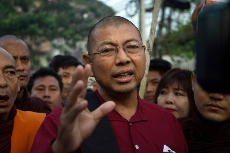 Ultra-nationalist Myanmar monk walks free from prison