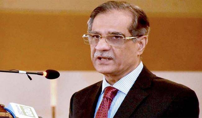 CJP shows concerns over on photo of funeral procession in sewage water