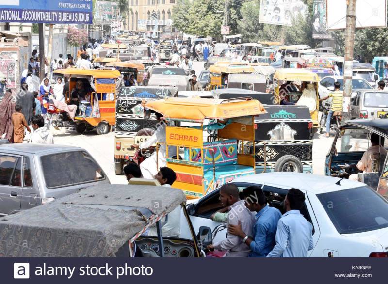 Larkana Traffic Jam