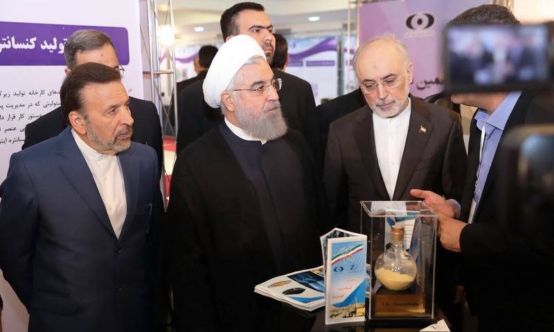 President Rouhani lashes out at United States as Iran marks Nuclear Day