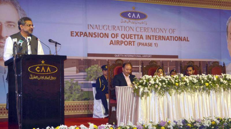 PM inaugurates newly renovated, expanded Quetta International Airport