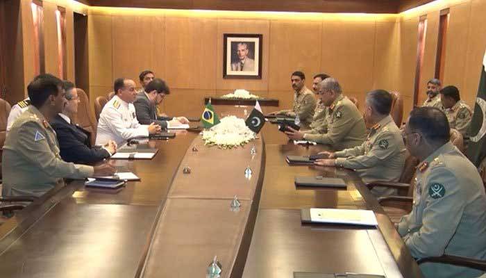 Brazilian army chief meets COAS