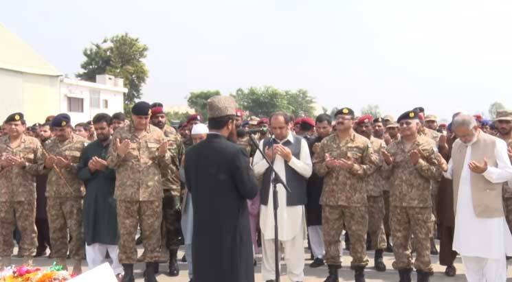 Funeral prayers of martyred soldiers offered in Rawalpindi