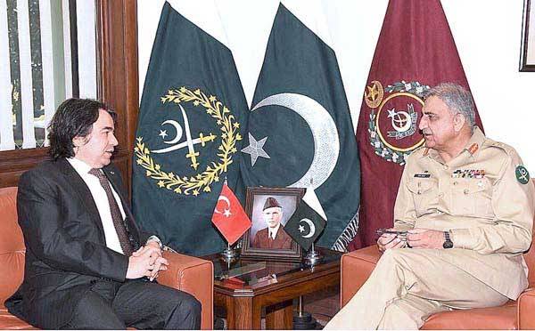 Turkish Ambassador, COAS discuss regional security matters