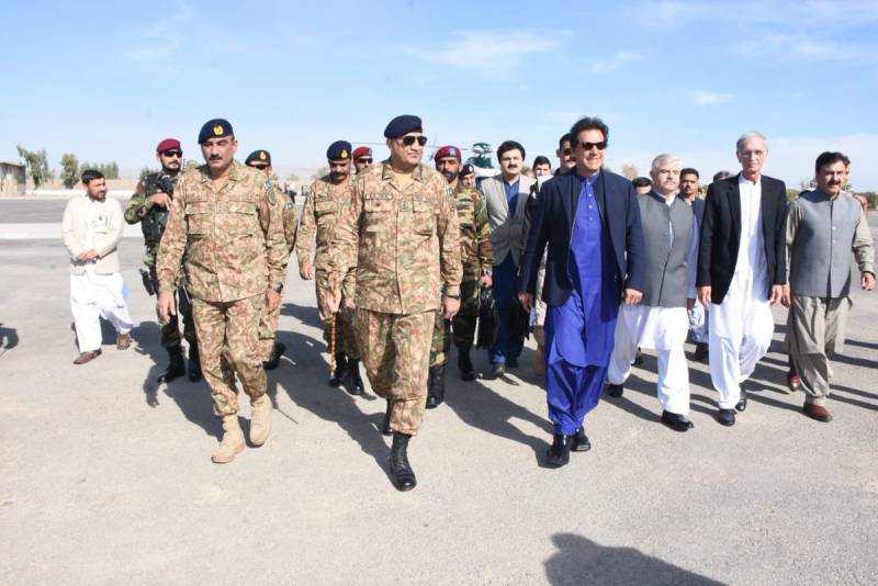 PM Imran, COAS Bajwa reach Miran Shah