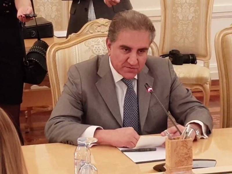 FM Qureshi discuss Afghan issue with Russia counterpart in Moscow 