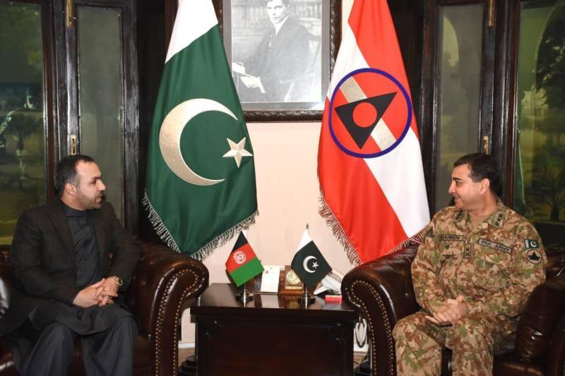 Afghan envoy Mashal Atif meets Corps Commander Peshawar