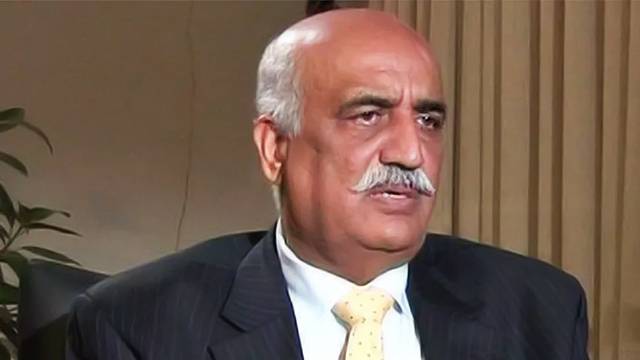 Khursheed Shah terms Aleem Khan's arrest as fake 