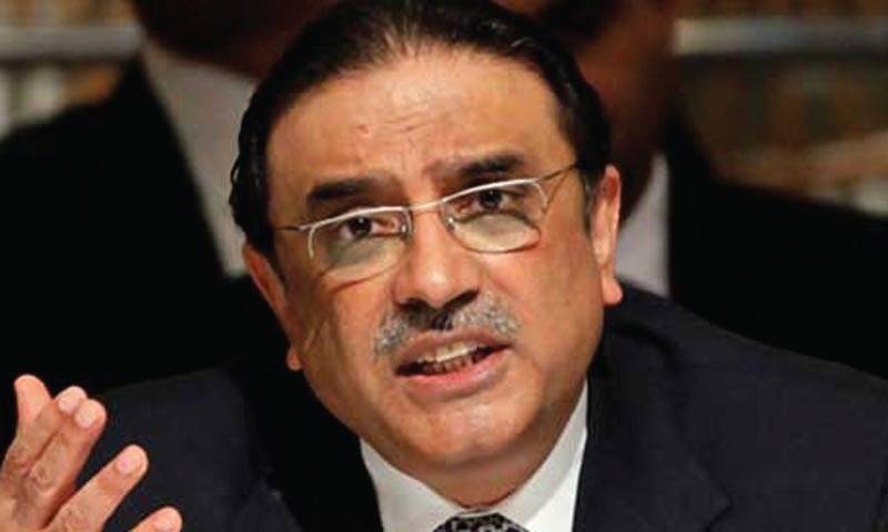 Zardari criticizes NAB's jurisdiction over Park Lane interrogation