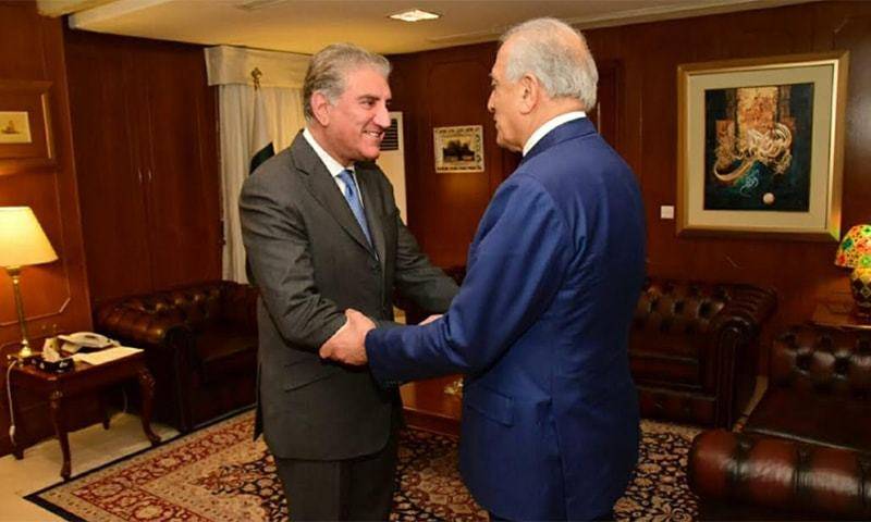 US envoy Zalmay Khalilzad meets FM Qureshi in Islamabad