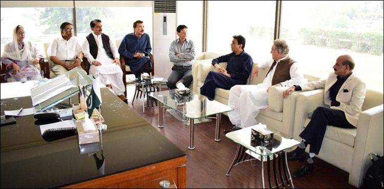 MQM-P delegation calls on Shah Mehmood Qureshi