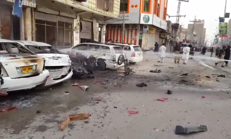 Twin blasts in Quetta leaves one dead, 12 injured