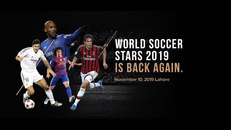 World soccer star legends to face off local talent in Karachi at Rahat Stadium