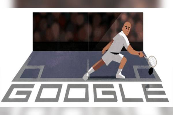 Google Doodle celebrates legendary squash player Hashim Khan