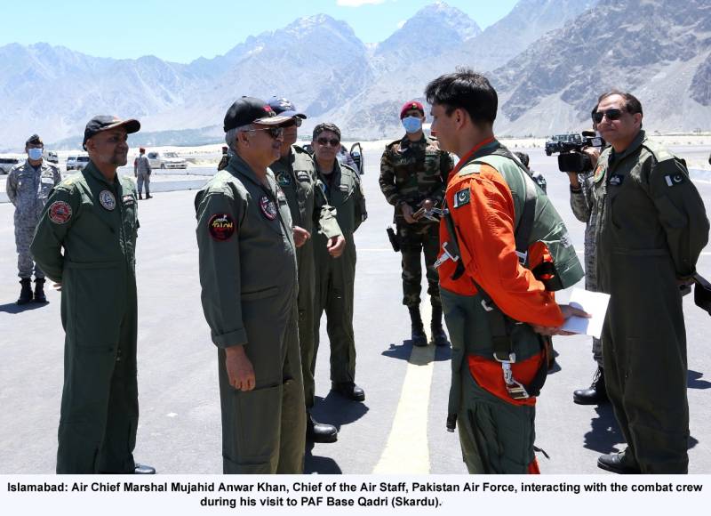 Air Chief witnesses operational exercise at PAF base Qadri 