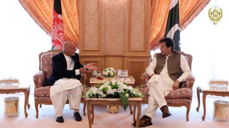 PM Imran Khan, Ashraf Ghani discuss peacemaking process in Afghanistan 