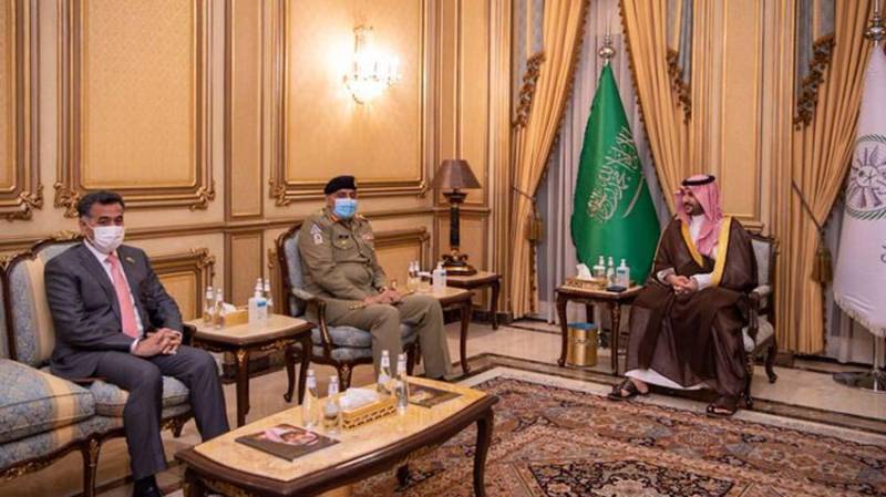 Army Chief, Saudi deputy defense minister discuss regional security issues