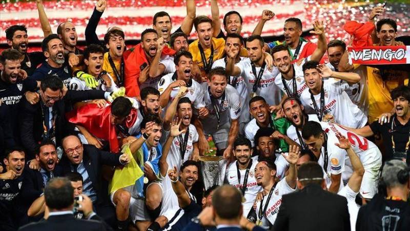  Football: Sevilla bag sixth Europa League trophy