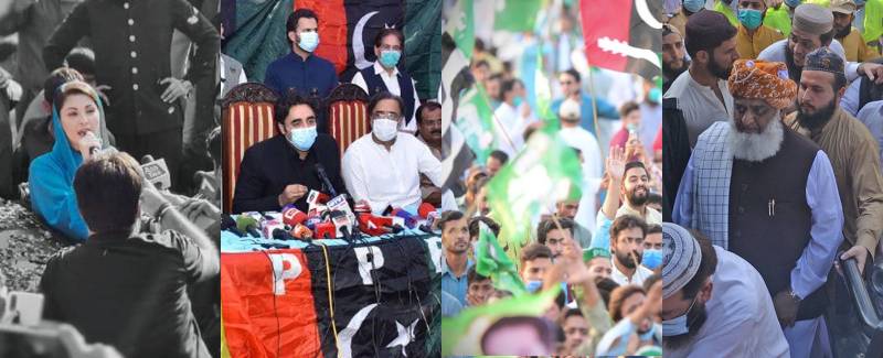 Opposition's first show of power against PTI govt in Gujranwala