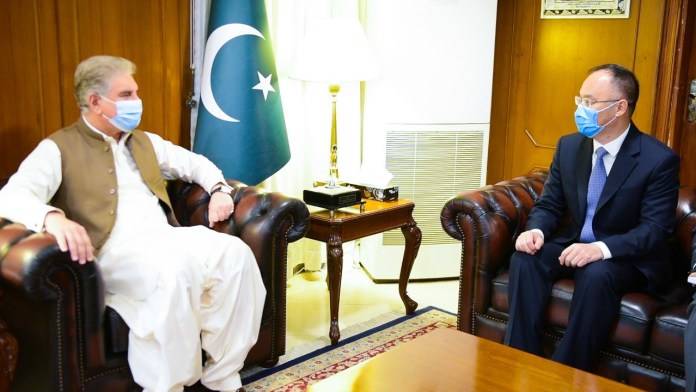 Chinese ambassador calls on FM Qureshi