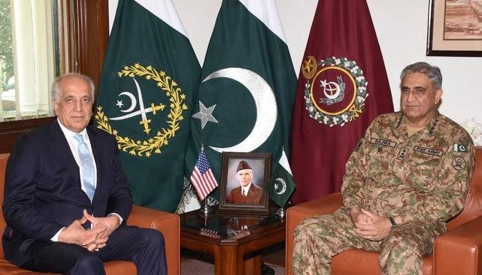 Zalmay Khalilzad meets COAS General Bajwa