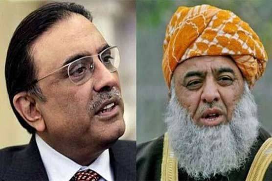 Asif Zardari, Fazlur Rehman agree to step up anti-govt campaign