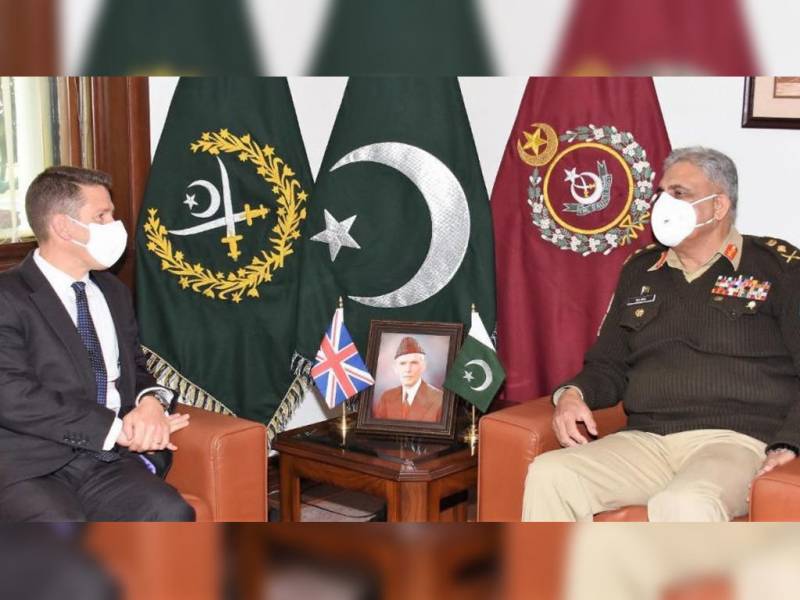 COAS, British High Commissioner meet at GHQ