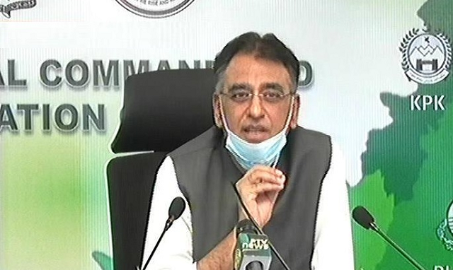 Govt starts registration for vaccinating citizens over age of 65: Asad Umar 