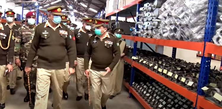 COAS Bajwa visits Rawalpindi logistics workshop