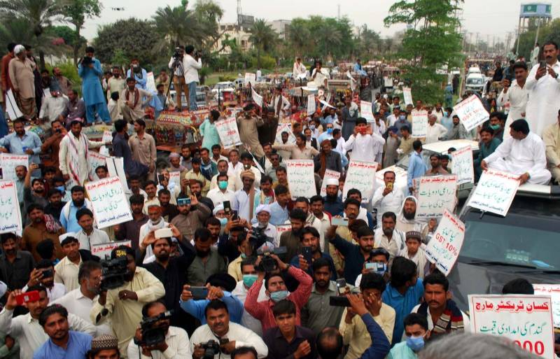 Multan farmers announce dharna on March 31