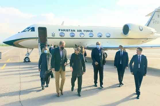 FM Qureshi reaches Tajikistan to attend HoA-IP ministerial conference