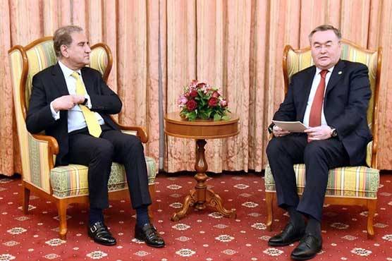 FM Qureshi, Kazakh counterpart agree to further enhance bilateral ties