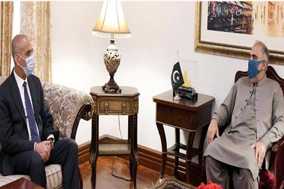 Afghanistan's ambassador calls on Asad Qaiser