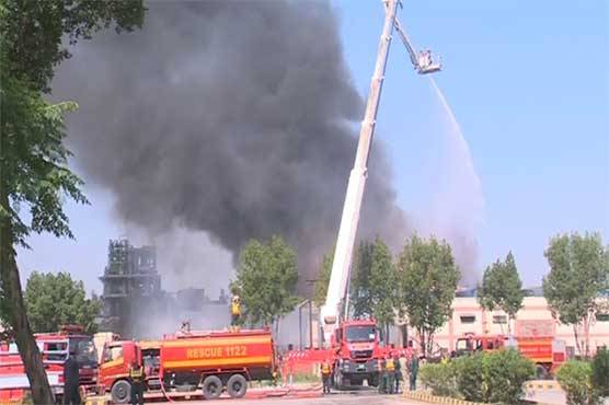 Fire erupts in chemical factory in Lahore