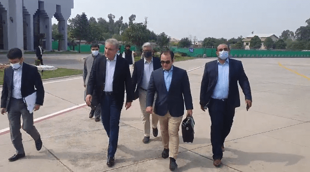 FM Qureshi arrives Berlin on two-day official visit