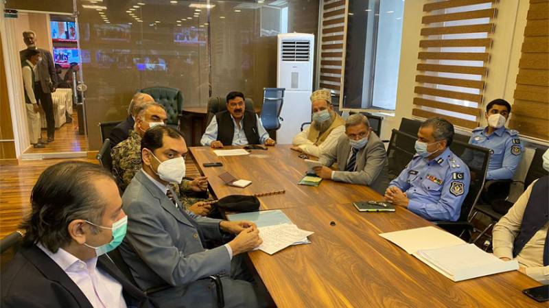 Sheikh Rasheed reviews law, order situation