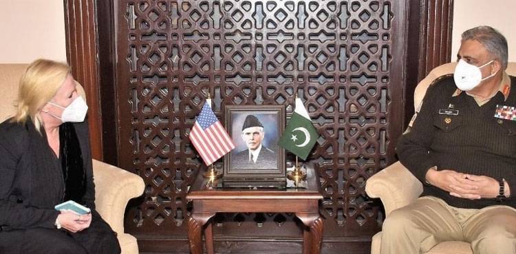 US Charge d'affairs Angela calls on COAS General Bajwa