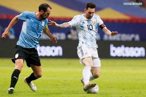 Copa America: Rodriguez fires Argentina to win over Uruguay